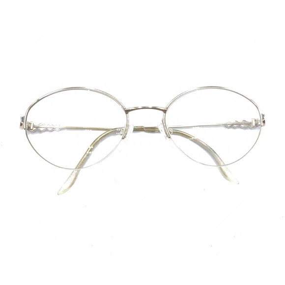Christian Dior CD 3568 404 Gold Crystals Half Rim Eyeglasses Frames 130 Austria - Picture 12 of 12